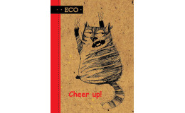 Блокнот Cheep Up с ЭКО бумаги 48 листов А6 твердая обложка Мицар