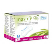 Прокладки гигиенические ежедневные органические в индивидуальной упаковке Masmi 24 шт.