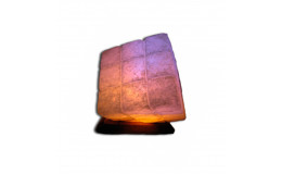 Соляная лампа Куб цветная лампочка Соледар 5 - 7 кг