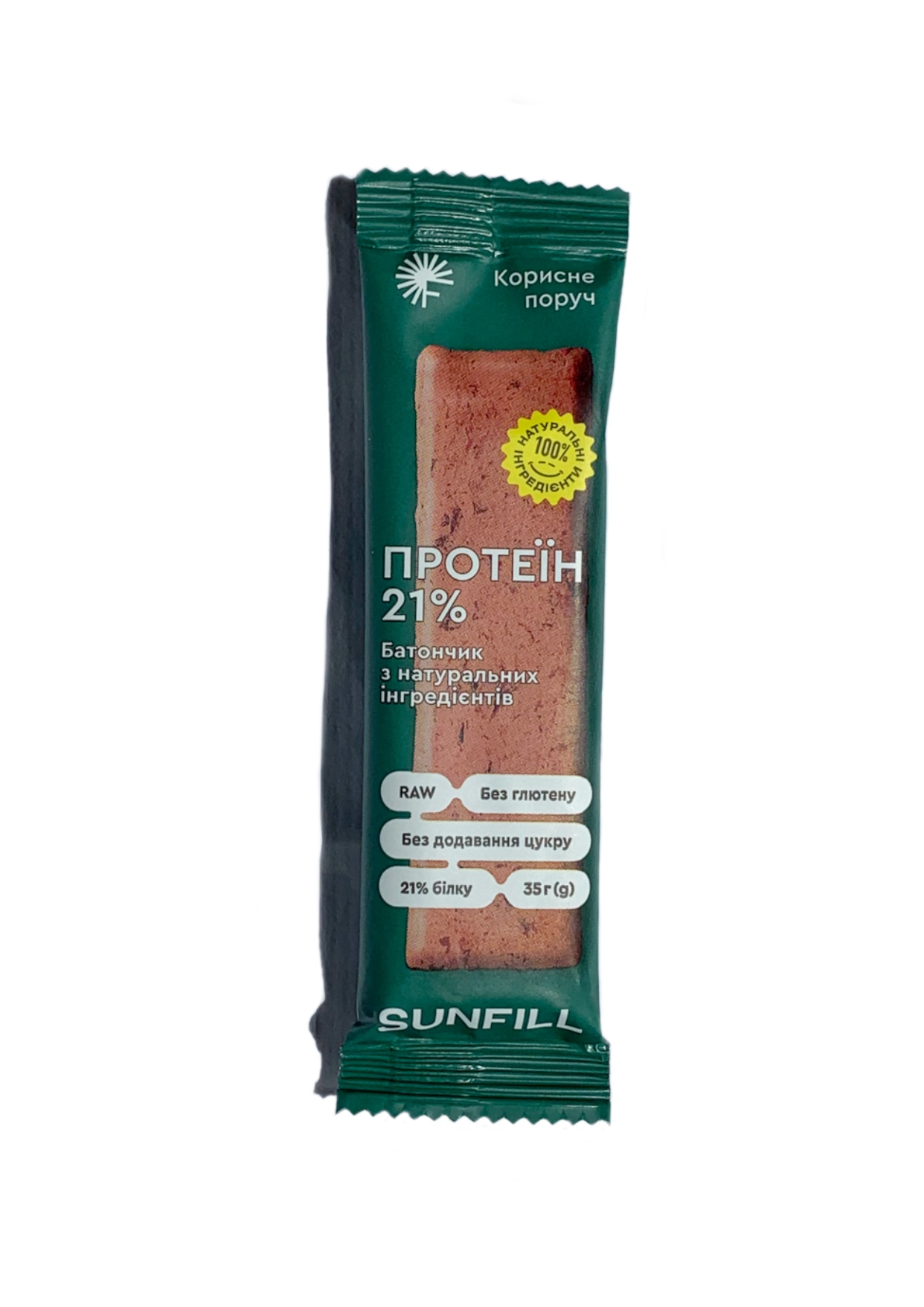 Батончик Протеин 21% Sunfill 35 г